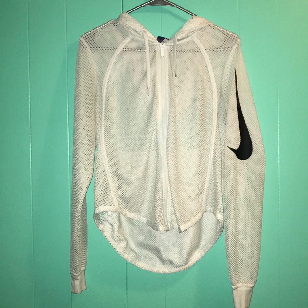 White mesh Nike jacket